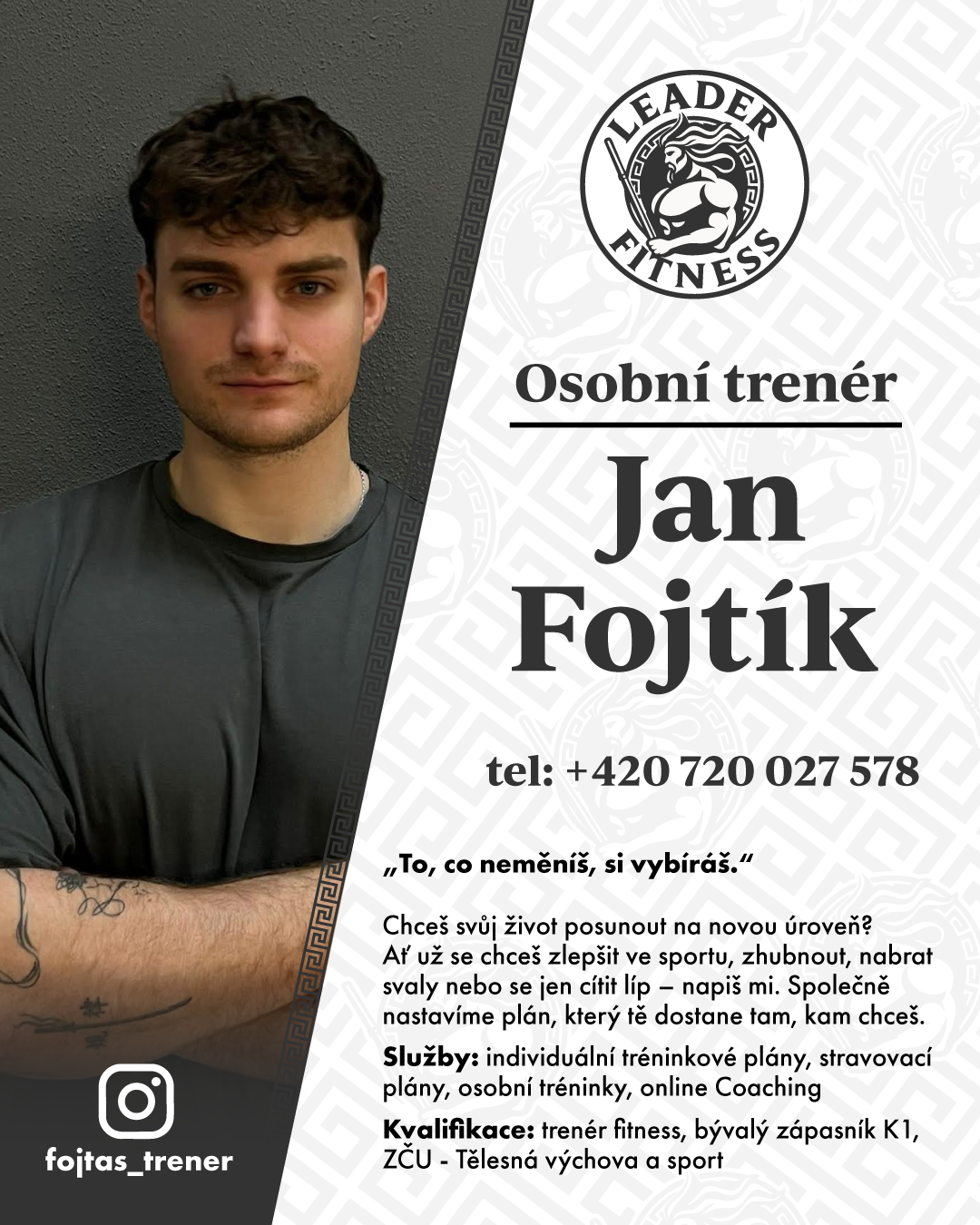 Osobní trenér Jan Fojtík