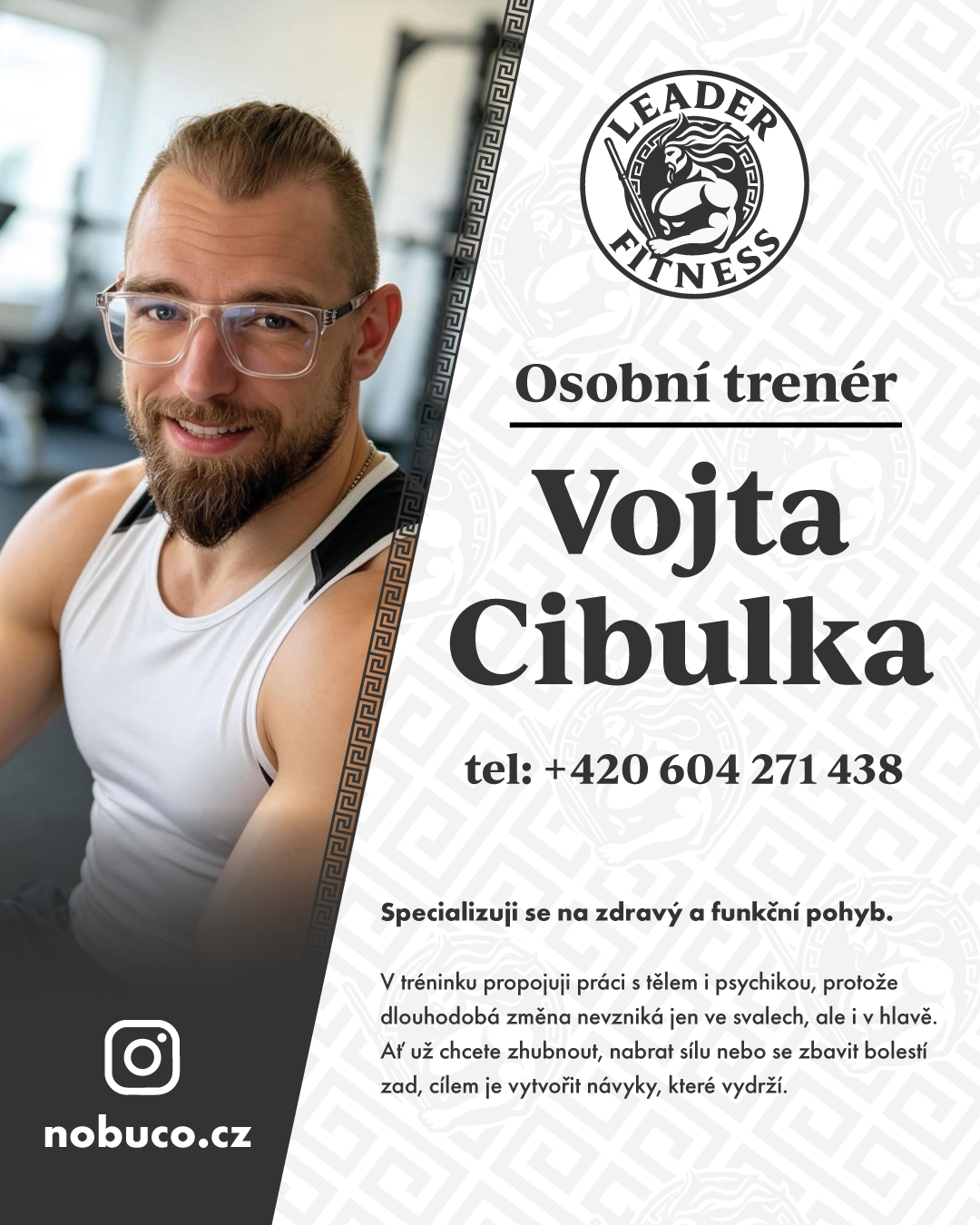 Osobní trenér Vojta Cibulka