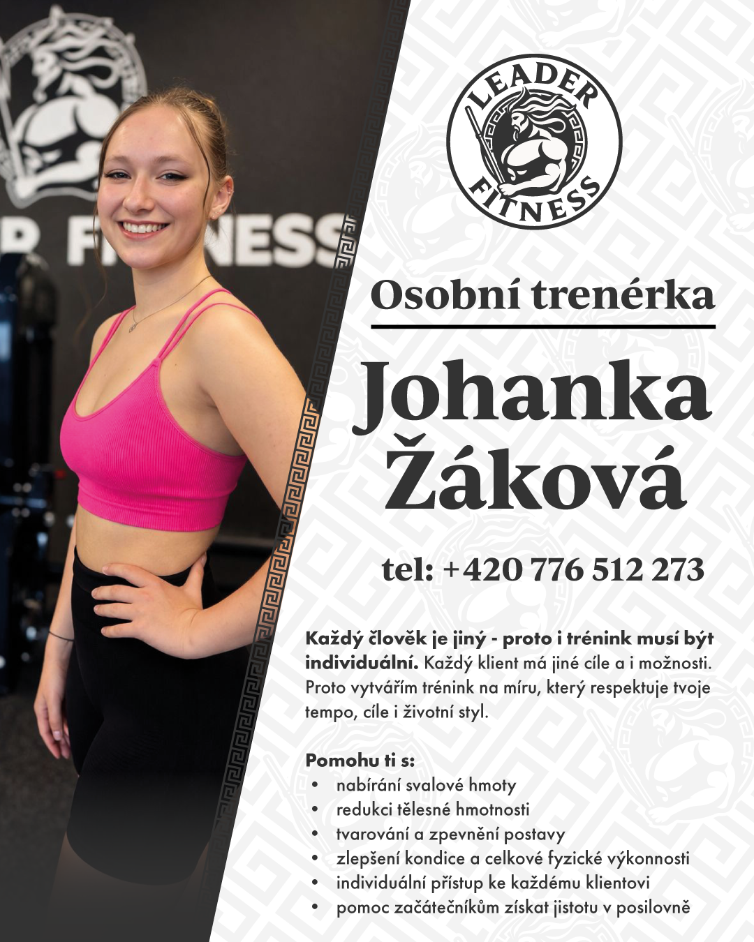 Osobní trenér Johanka Žáková